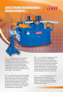 Section Bending Rolls
